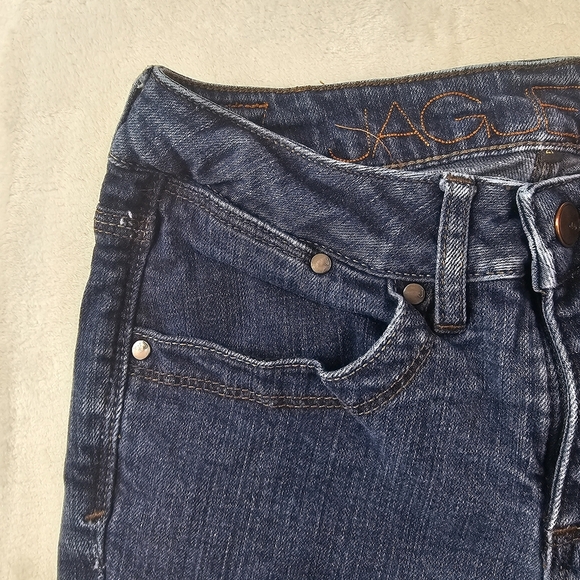 Jag Jeans Mid Rise Slim Leg Denim Stretch Medium Blue Wash - Picture 5 of 12